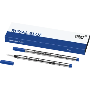 Wkłady do pióra kulkowego Montblanc niebieskie (Royal Blue) 2 szt. F (Fine)