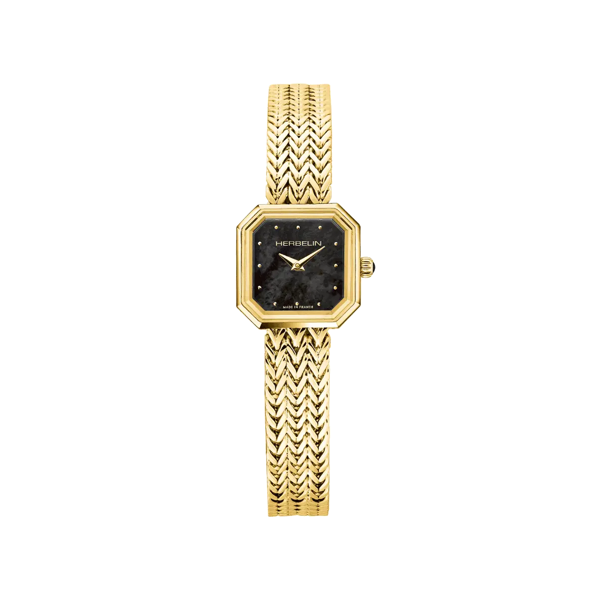 17436BP49_montre_herbelin_femme_plaque_or_jaune_bracelet_milanais_cadran_nacre.webp
